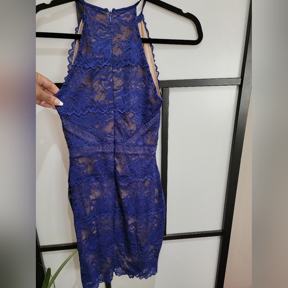Indigo Lace Guess Dress Size XS - Picture 4 of 4